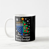 Merry Chrismukkah Happy Christmas Hanukkah Matchin Kaffeetasse (Links)
