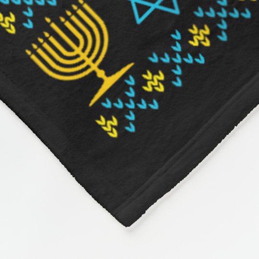 Merry Chrismukkah Happy Hanukkah Ugly Sweater Fami Fleecedecke (Ecke)