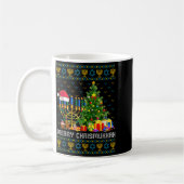 Merry Chrismukkah Happy Hanukkah Ugly Sweater Fami Kaffeetasse (Links)