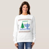 Merry Chrismukkah hässlicher Pullover (Vorne ganz)