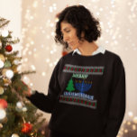 Merry Chrismukkah hässlicher Pullover<br><div class="desc">Feiern Sie Weihnachten und Hanukkah? Liebe du den hässlichen Pullover-Trend? Dann ist dieses hässliche Pullover inspiriert Merry Chrismukah Sweatshirt das perfekte Geschenk für sich selbst oder jemand,  den Sie Liebe.</div>