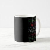 Merry Chrismukkah Jewish Hanukkah Ugly Christmas S Kaffeetasse (VorderseiteRechts)