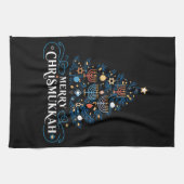 Merry Chrismukkah Jewish Holiday Hanukkah Geschirrtuch (Horizontal)