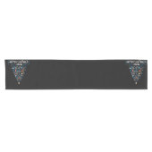 Merry Chrismukkah Jewish Holiday Hanukkah Kurzer Tischläufer (Horizontal)