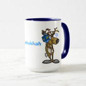 Merry Chrismukkah Jewish Reindeer Tasse (VorderseiteRechts)