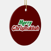 Merry Chrismukkah Keramikornament (Rechts)