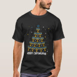 Merry Chrismukkah Menorah Weihnachtsbaum Hanukkah T-Shirt<br><div class="desc">Merry Chrismukkah Menorah Weihnachtsbaum Hanukkah Pajama Shirt. Perfektes Geschenk für Ihren Vater,  Mama,  Papa,  Männer,  Frauen,  Freunde und Familienmitglieder am Erntedank Tag,  Weihnachten,  Muttertag,  Vatertag,  4. Juli,  1776 Unabhängiger Tag,  Veteranen Tag,  Halloween,  Patrick's Day</div>