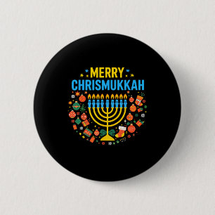 Merry Chrismukkah Merry Christmas Happy Chanukah J Button