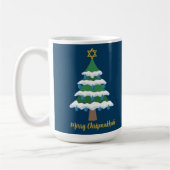 Merry Chrismukkah Niedlich Hanukkah Weihnachten Kaffeetasse (Links)