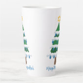 Merry Chrismukkah Niedlich Hanukkah Weihnachten Milchtasse (Vorderseite)