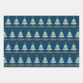 Merry Chrismukkah Niedlich Hanukkah Weihnachtsbaum Geschenkpapier Set (Vorderseite 2)