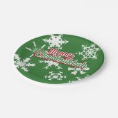 Merry Chrismukkah Pappteller (Schrägansicht)