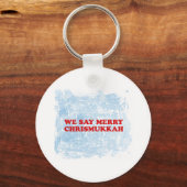 merry chrismukkah schlüsselanhänger (Vorderseite)