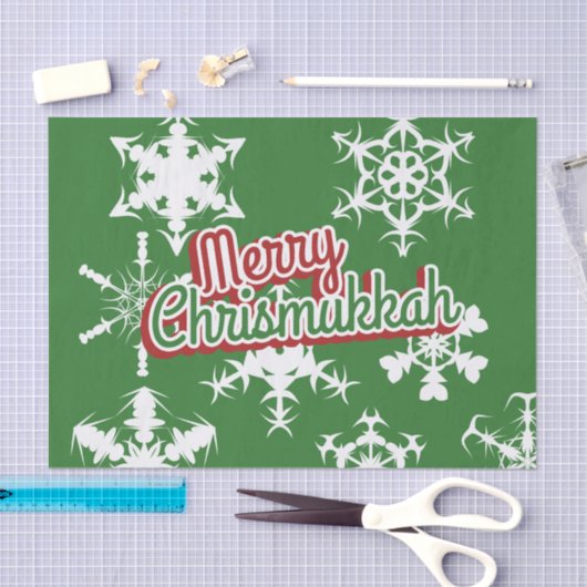 Merry Chrismukkah Seidenpapier (Handwerk)