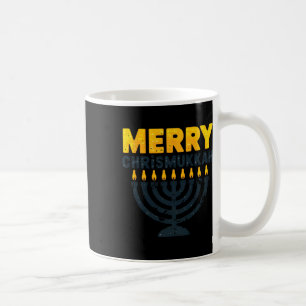 Merry Chrismukkah Weihnachten Hanukkah Chanukiah G Kaffeetasse