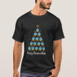 Merry Chrismukkah Weihnachtsbaum Hanukkah Chanukah T-Shirt<br><div class="desc">Merry Chrismukkah Weihnachtsbaum Hanukkah Chanukah Dreidel</div>