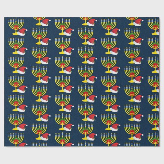 Merry Chrismukkah Wrapping Paper Geschenkpapier (Flach)