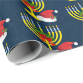 Merry Chrismukkah Wrapping Paper Geschenkpapier (Rolleneckpunkt)