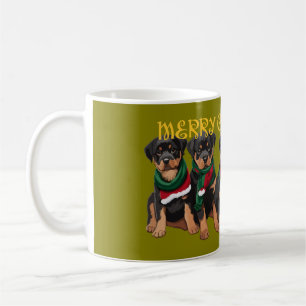 Merry Chrismutts Weihnachtsferien Welpen Festlich Kaffeetasse
