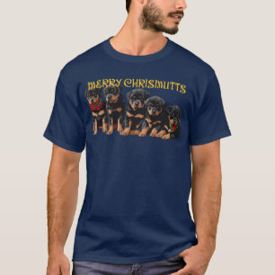 Merry Chrismutts Weihnachtsferien Welpen Festlich T-Shirt