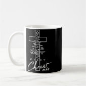 Merry Christ Mas Christian Christmas Jesus Christm Kaffeetasse (Links)