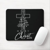 Merry Christ Mas Christian Christmas Jesus Christm Mousepad (Mit Mouse)