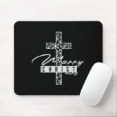 Merry Christ Mas Christian Christmas Jesus Christm Mousepad (Mit Mouse)