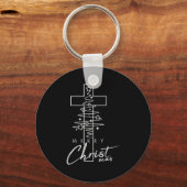 Merry Christ Mas Christian Christmas Jesus Christm Schlüsselanhänger (Vorderseite)