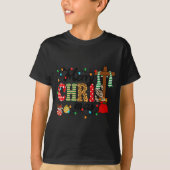 Merry Christ Mas Christian Christmas Jesus Christm T-Shirt (Vorderseite)