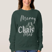 Merry Christ Mas Christian Christmas✨ Sweatshirt (Vorderseite)