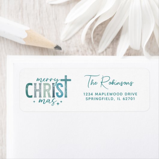 Merry Christ mas Christlich Boho Custom Familienna (Insitu)