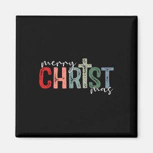 Merry Christ Mas Christlicher Gott, der Weihnachte Magnet