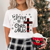 Merry Christ Mas Christlicher Weihnachtsurlaub T-Shirt