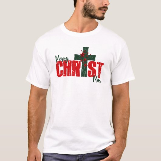 Merry CHRIST MAS Christmas men's t-shirt (Vorderseite)