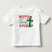 Merry Christ Mas, Weihnachten Kleinkind T-shirt (Vorderseite)