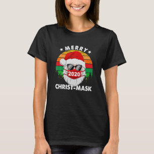 Merry Christ Maske 2020 Santa Face Maske Funny Xma T-Shirt