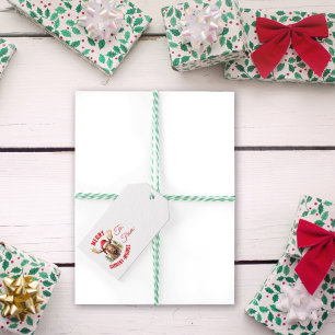 Merry Christ-moose Funny Christmas Moose Geschenkanhänger