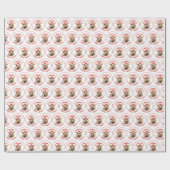 Merry Christ-moose Funny Christmas Moose Geschenkpapier (Flach)