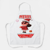 MERRY CHRISTAMAS SCHÜRZE (Vorderseite)