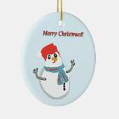 Merry Christma!! Keramik Ornament (Rechts)