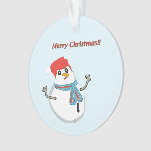 Merry Christma!! Ornament (Vorderseite)