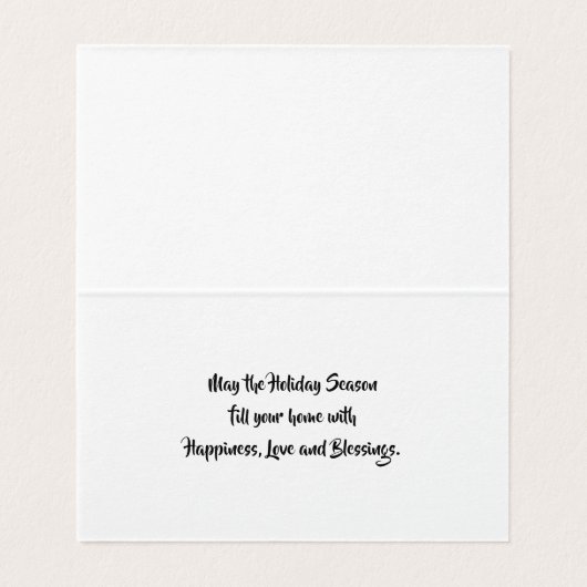 Merry Christmas (Innenseite Aufgefaltet)