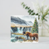 Merry Christmas - 10 Feiertagskarte (Stehend Vorderseite)