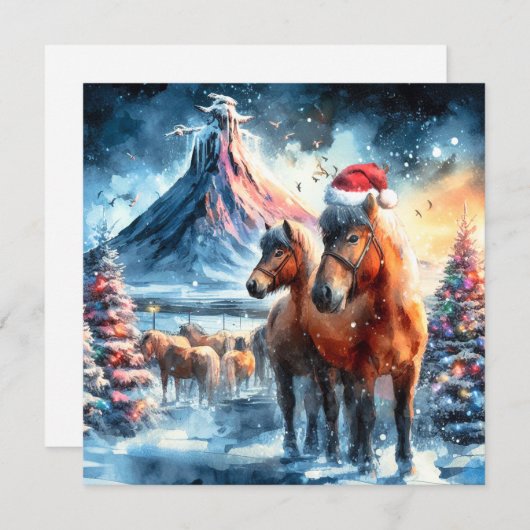 Merry Christmas - 11 Feiertagskarte (Vorne/Hinten)