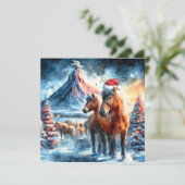 Merry Christmas - 11 Feiertagskarte (Stehend Vorderseite)