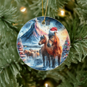 Merry Christmas - 11 Keramik Ornament