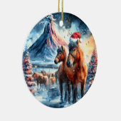 Merry Christmas - 11 Keramik Ornament (Rechts)