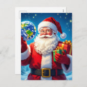 „Merry Christmas“1 Feiertagspostkarte (Vorne/Hinten)