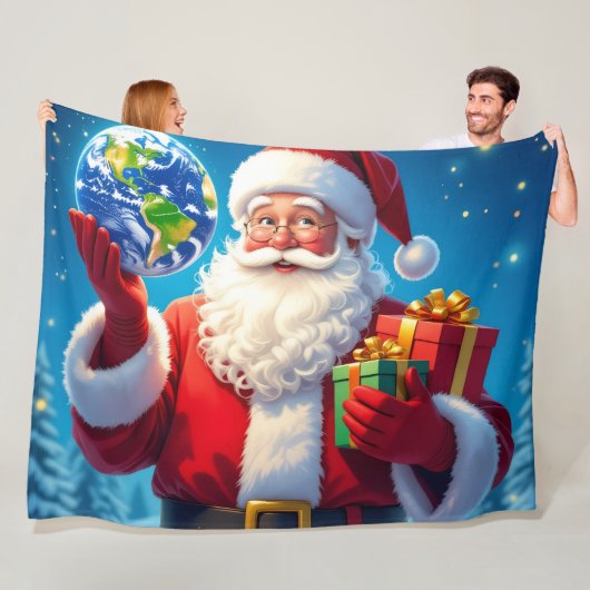 „Merry Christmas“1 Fleecedecke (Beispiel)