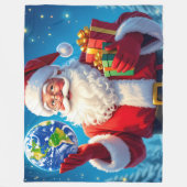 „Merry Christmas“1 Fleecedecke (Vorderseite)